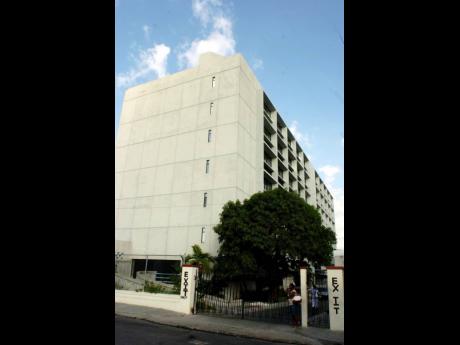 
Ministry of Finance building, National Heroes Circle, Kingston.