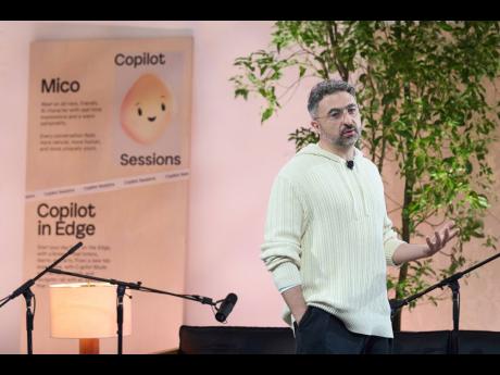 Mustafa Suleyman, CEO of Microsoft AI, introduces Mico, short for Microsoft Integrated Companion, the new Microsoft Copilot, a memory-based AI assistant, during Microsoft’s Fall 2025 Copilot Sessions event on Wednesday, October 22, 2025 in Los Angeles.