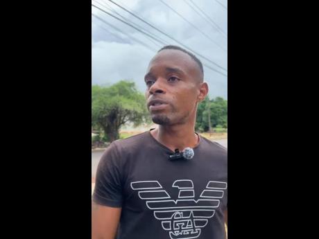 Flagaman, St Elizabeth resident Nasheo Blake.