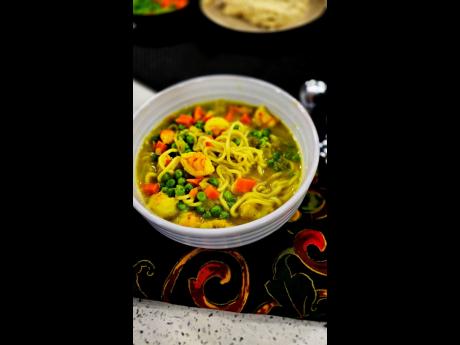 Credit: Contributed A splash of coconut milk and some curry powder will be sure to elevate ordinary ramen soup into a memorable bowl of noodles. Add protein with cooked shrimp or chicken and a pop of freshness with scallion, garlic and ginger for even more bold flavours.