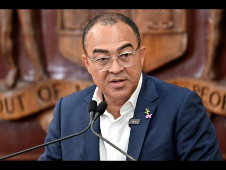 Dr Christopher Tufton, Minister of Health and Wellness.