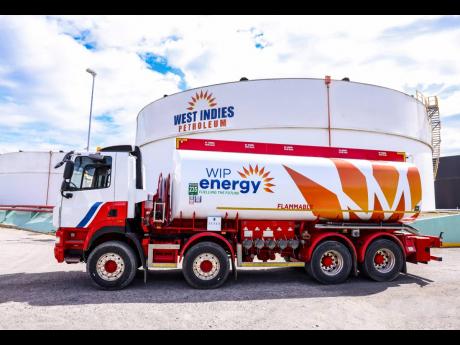 A WIP Energy fuel truck.  