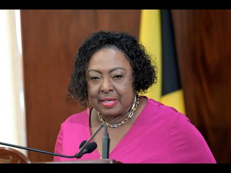Minister of Culture and Entertainment, Olivia Grange. - File photo.