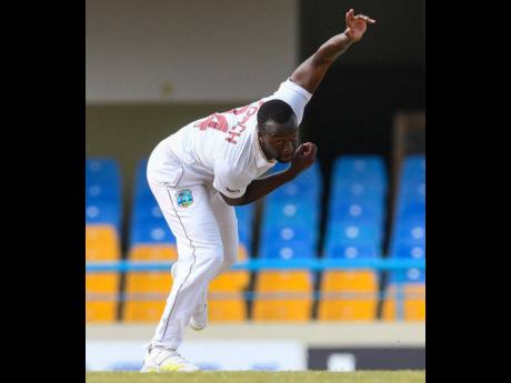 Kemar Roach in action