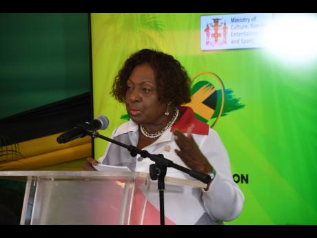 Minister of Culture, Gender, Entertainment and Sport Olivia Grange.