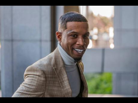 Credit: Singer Tory Lanez returns to the Clara Shortridge Foltz Criminal Justice Center for his trial, December 13, 2022, in Los Angeles. (AP Photo/Damian Dovarganes, File)