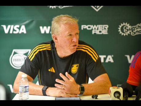 Reggae Boyz head coach, Steve McClaren.