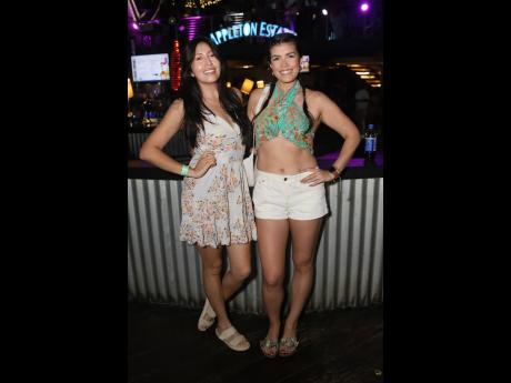Credit: Nathaniel Stewart Gio Castro (left), from Ecuador, and her friend Stephanie Farfan, from Spain, were spotted enjoying the Livewire concert series.