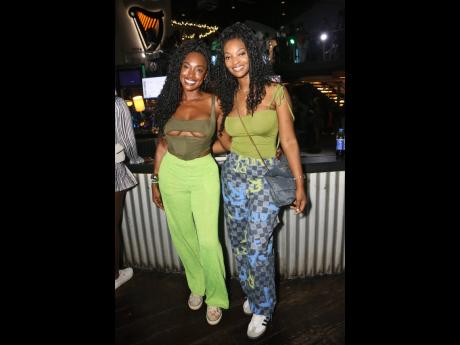 Credit: Nathaniel Stewart Ivorine Easington (left)
and Trishanna Barnhardt, both from North Carolina, followed their love of reggae and dancehall to the Livewire concert featuring Ras-I and Govana.