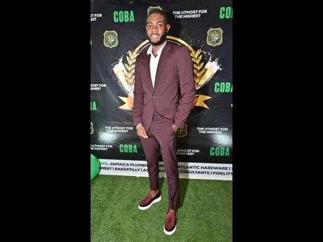 Sprinter Christopher Taylor struck a sharp, modern look as he joined guests at the Calabar Old Boys’ Association Cocktail Party and Awards Ceremony on Saturday.