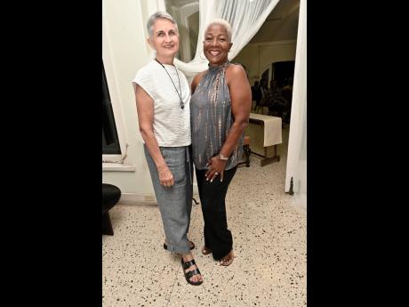 Credit: Rudolph Brown Ulla Wyckoff (left) and Alicia Lyle pose for our lens.