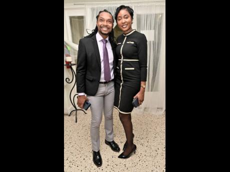 Dr Kimorley Humphrey and Sheena Salmon pair up for a quick photo.