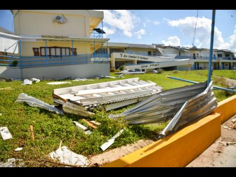 Belmont Academy in Westmoreland is among several schools still in severe disrepair following Hurricane Melissa.