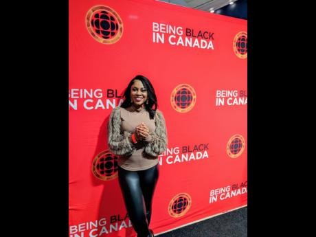 Credit: Contributed Tameka Forrester at a Being Black in Canada event, in 2023.
