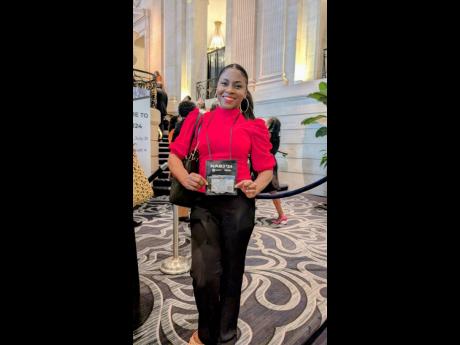 Credit: Contributed Forrester at the National Association of Black Journalists in Chicago, in 2022.