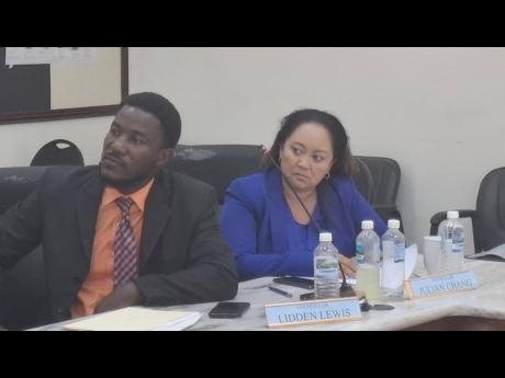 Councillors Lidden Lewis (left) andJulian Chang.