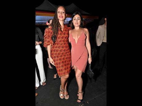 Above: Dr Yentyl Williams (left), lecturer, Faculty of Law at The University of the West Indies, Mona campus, and Cecilia De Santis, honorary Italian consul to Jamaica, pose for a snap.