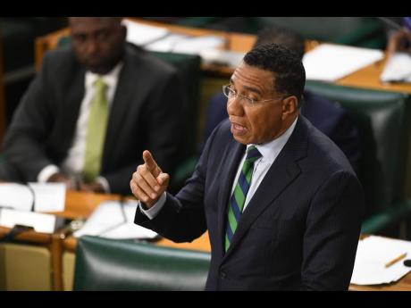 Prime Minister Dr Andrew Holness.