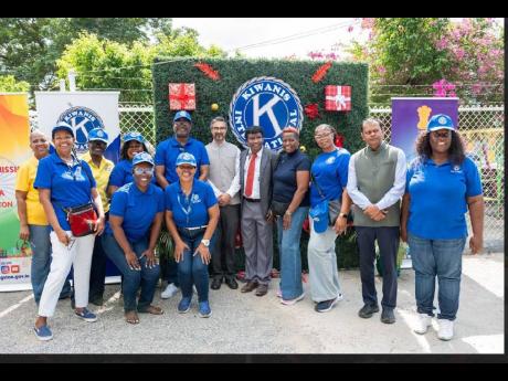Credit: Photos by Keisha Hill Members of the Kiwanis Club of West St Andrew, other Kiwanis club members, representatives from the Indian High Commission and volunteers, during the recent staging of the organisation’s health and wellness fair at Laura’s Basic School in Duhaney Park