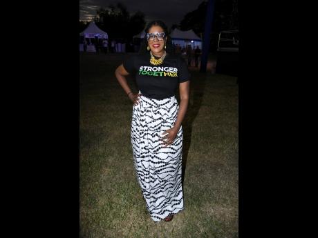 Credit: Antoine Lodge Spotted at the An Evening of Light, Music and Giving: One Love, One Light benefit concert, Dr Shinique Walters reminds us that we are, indeed, stronger together.