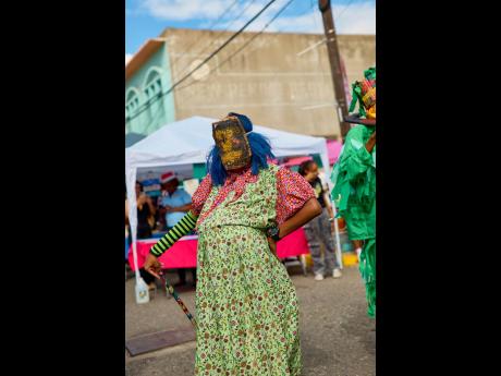 Belly Woman, also referred to as Belly Mumma, strikes a pose for the camera. 