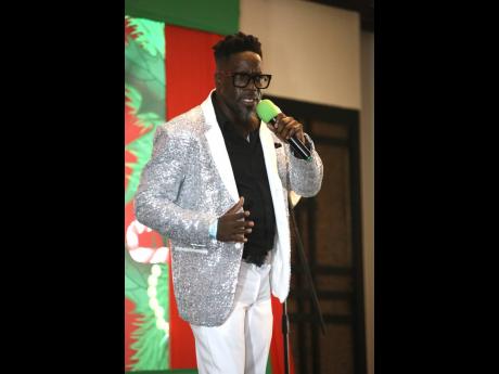 Allan D’ Entertainer of Trinidad and Tobago takes to the stage.