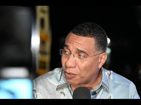 Credit: Ashley Anguin Prime Minister Dr Andrew Holness in Black River, St Elizabeth for a New Year’s fireworks show on Thursday, January 1, 2026.