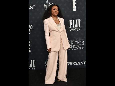 Quinta Brunson gives soft power in a Chloé suit. 