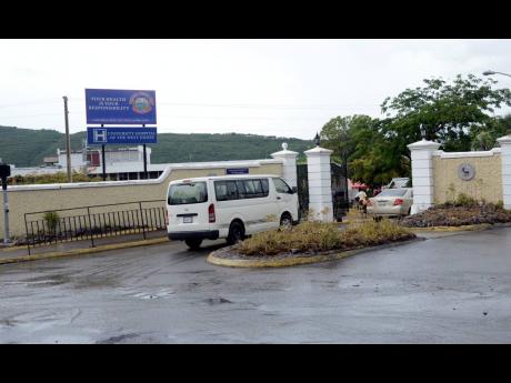 The University Hospital of the West Indies in St Andrew.