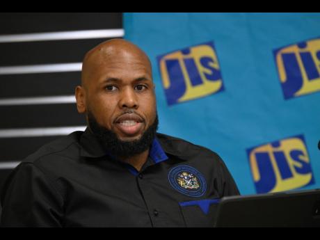 Senior Building Officer with the Kingston and St Andrew Municipal Corporation (KSAMC), Duane Allison, speaking at a recent Jamaica Information Service (JIS) Think Tank.