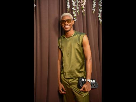Credit: Matthew McKoy Fashion designer Lucien Harrison hosted the 2026 Vision Brunch under the theme shades of green, surprising guests with a ‘flash-fab’ fashion show.