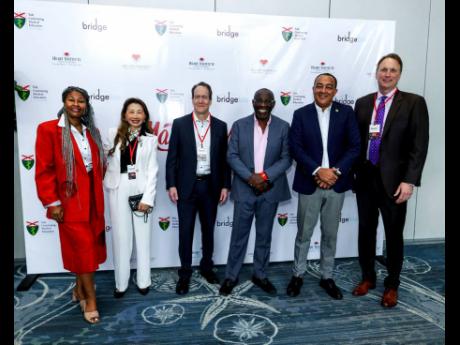 Credit: Contributed From left; Dr. Dainia Baugh, chairman, HIC Foundation, Prof. Panithaya Chareonthaitwee, president, American Society of Nuclear Cardiology, Prof. Mark Anderson, dean of the College of Medicine, University of Chicago, Prof. Ernest Madu, founder and chairman