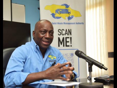 National Solid Waste Management Authority (NSWMA) Executive Director, Audley Gordon.