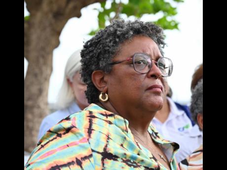 Mia Mottley, prime minister of Barbados.