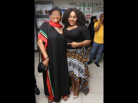 Fresh off her recent Doctor of Letters honour, Queen of Reggae, Marcia Griffiths (left) catches up with reggae songbird Etana.