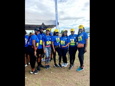 IECCU staff participate in a 2025 credit union walk/run event, demonstrating team unity and active support for co-operative wellness initiatives.