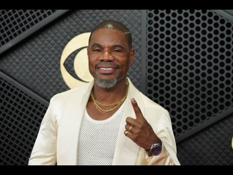 Gospel artiste Kirk Franklin poses for the camera.
