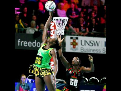 Credit: File Jamaica’s goalshooter Shanice Beckford in action.