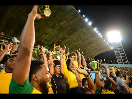 Fans at the National Stadium.