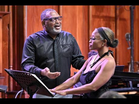 Credit: Rudolph Brown Christine MacDonald and Michael Sutherland singing Mozart’s Don Giovanni duet ‘Là ci darem la mano (There we will give each other our hands)’.