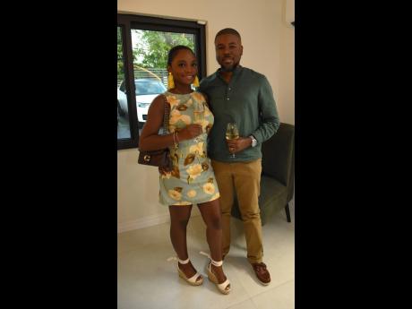 Credit: Ian Allen Howard Forte (right) and Shemeka Saunders Forte were out for the relaunch of FUTURE Medical and Aesthetics at 15 Carvalho Drive.
