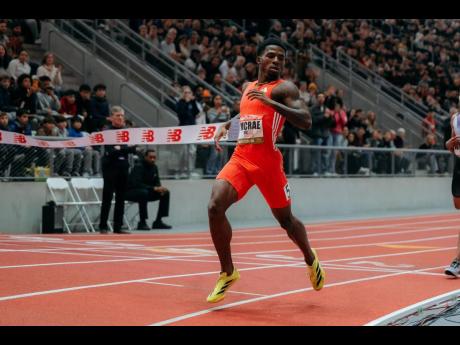 
The United States’ Khaleb McRae. 