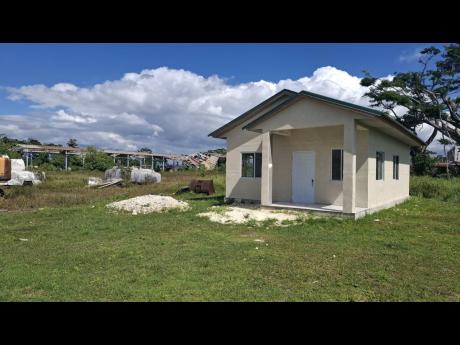 The 700 sq ft steel frame model house in Savanna la mar that stood standing after Hurricane Melissa.