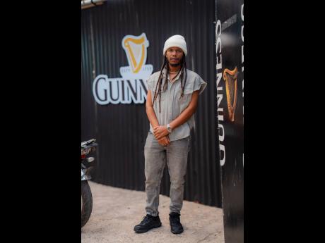 Above: Recording artiste Kxng Izem pauses for a snap. 