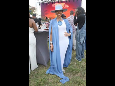 The ever-stylish Angelie Martin-Spencer strikes a pose for our 
lens.