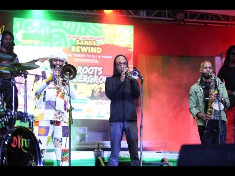 Credit: Antoine Lodge Roots Underground performing at JaRia’s Reggae Wednesdays on February 25.