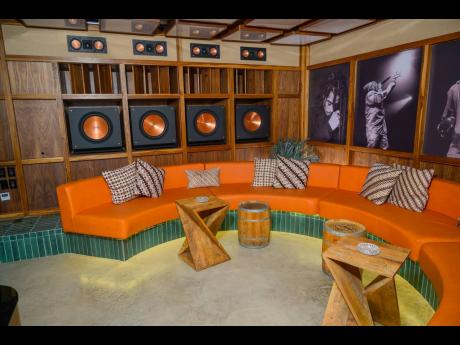 Tuff Gong Studio’s new, more modern decor.