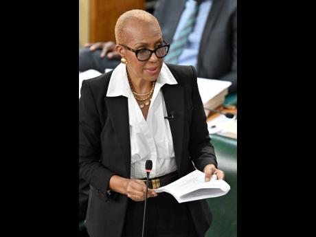 Credit: Rudolph Brown Minister of Finance and the Public Service at the opening of the 2026-2027 Budget Debate in the House of Representatives on March 10, 2026.