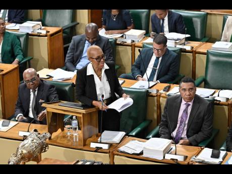 Credit: Rudolph Brown Minister of Finance and the Public Service at the opening of the 2026-2027 Budget Debate in the House of Representatives on March 10, 2026.