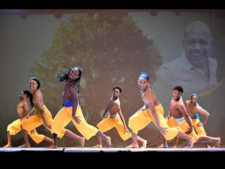 Credit: Contributed The Company men bring Wilson’s ‘Rooted in the Spirit’ to life on stage.